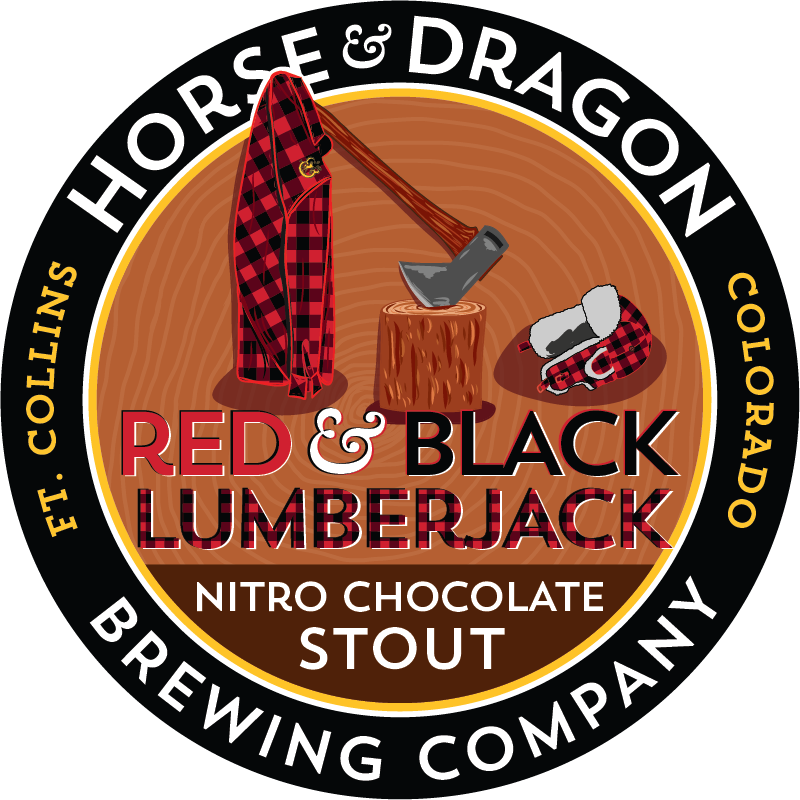 Red & Black Lumberjack Nitro Chocolate Stout