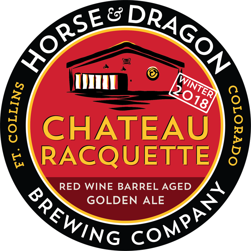 Chateau Racquette Winter 2018 Red Wine Barrel Aged Golden Ale