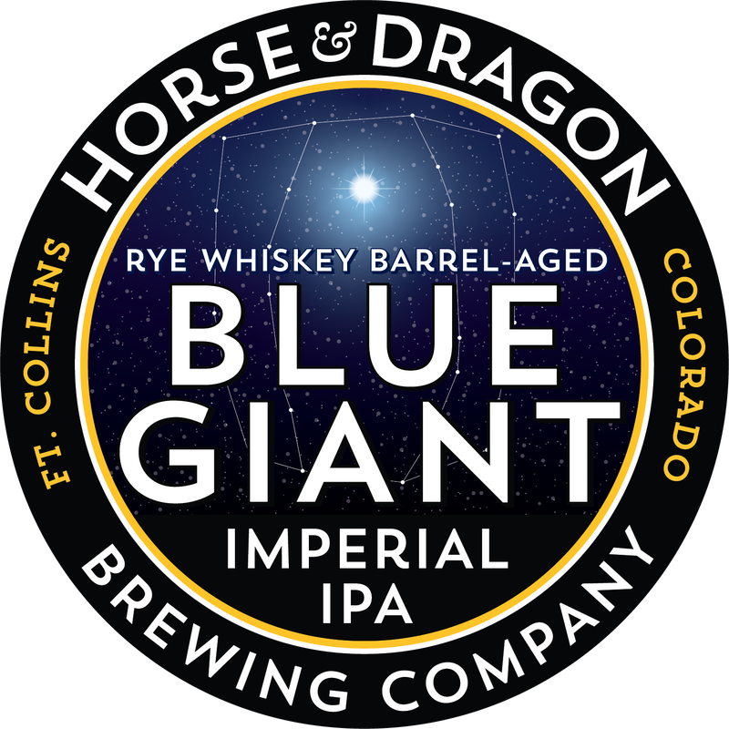 Blue Giant Imperial IPA (barrel-aged) logo.