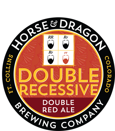 Double Recessive Double Red Ale logo.