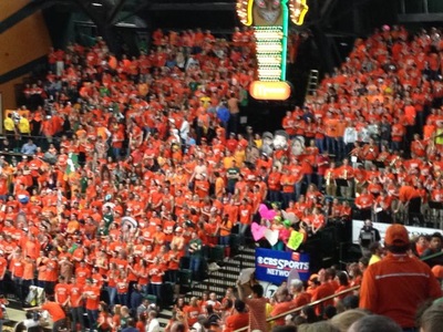 CSU "orange out" at Moby Gym.
