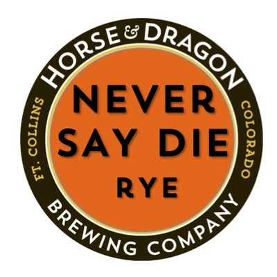 Never Say Die Rye logo.