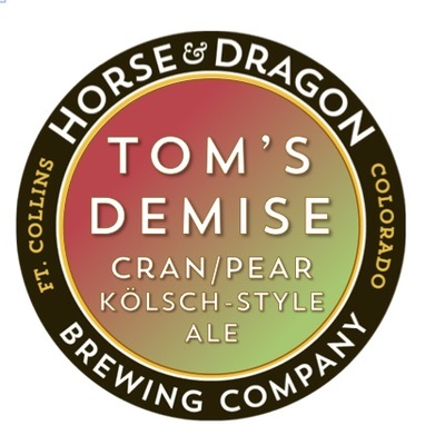 Tom's Demise Cran/Pear Kolsch-style Ale logo.
