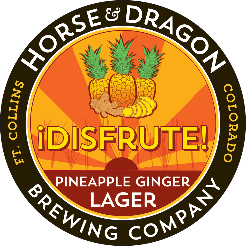 Disfrute! Pineapple ginger lager logo
