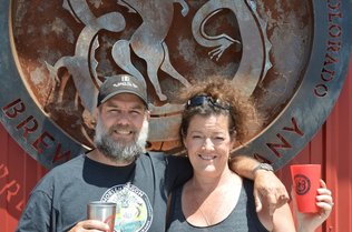 Tim and Carol Cochran, co-founders of Horse & Dragon Brewing Company