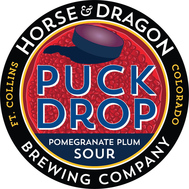 Puck Drop Pomegranate Plum Sour logo
