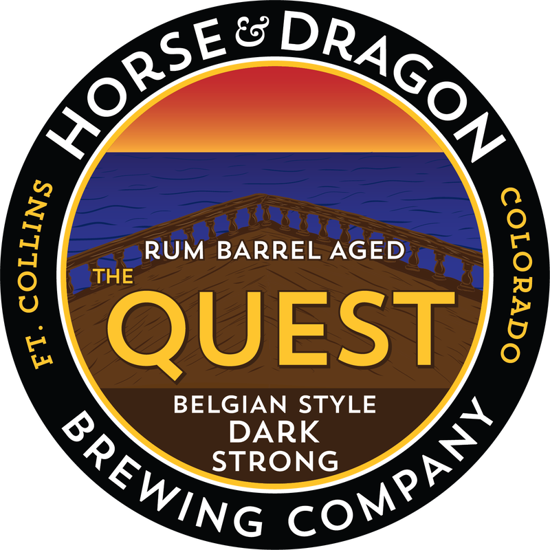 Rum barrel aged The Quest belgian dark strong logo