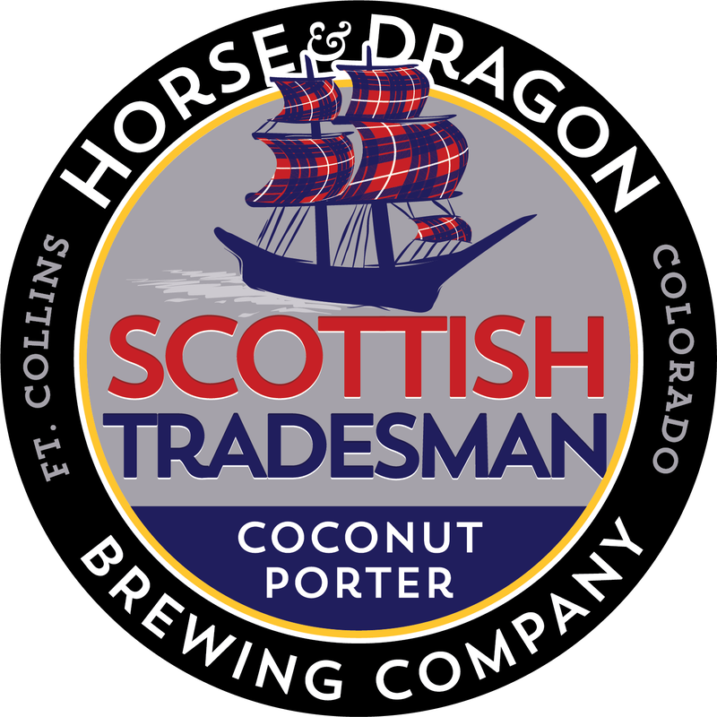 Beer logo for Scottish Tradesman Coconut Porter.