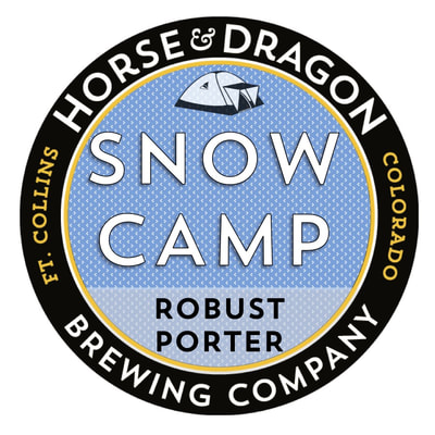 Snow Camp Robust Porter logo.