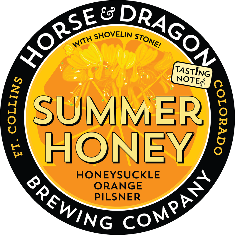 Summer Honey honeysuckle orange pilsner logo