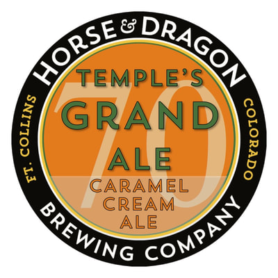 Temple's Grand Ale logo (Temple Grandin celebration beer)