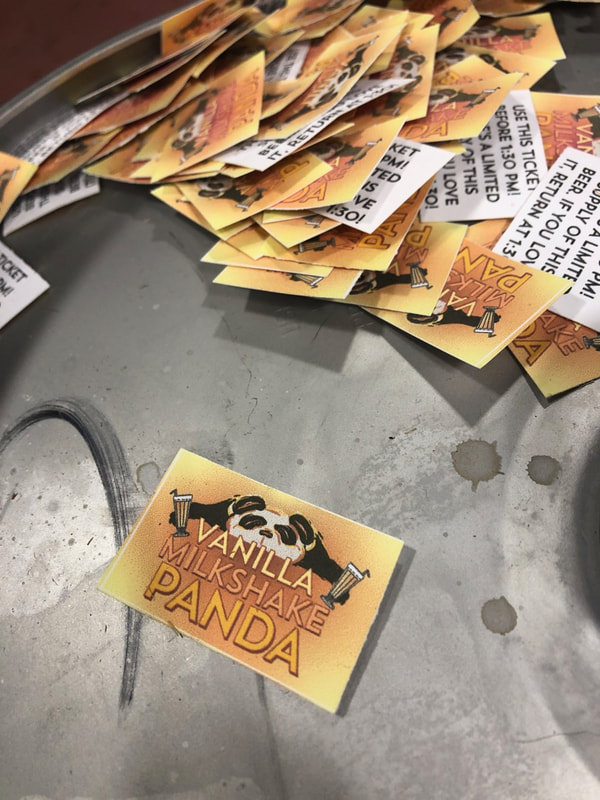 Tickets for one of the limited-release beers.