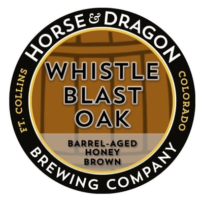 Whistle Blast Oak BA honey brown ale logo